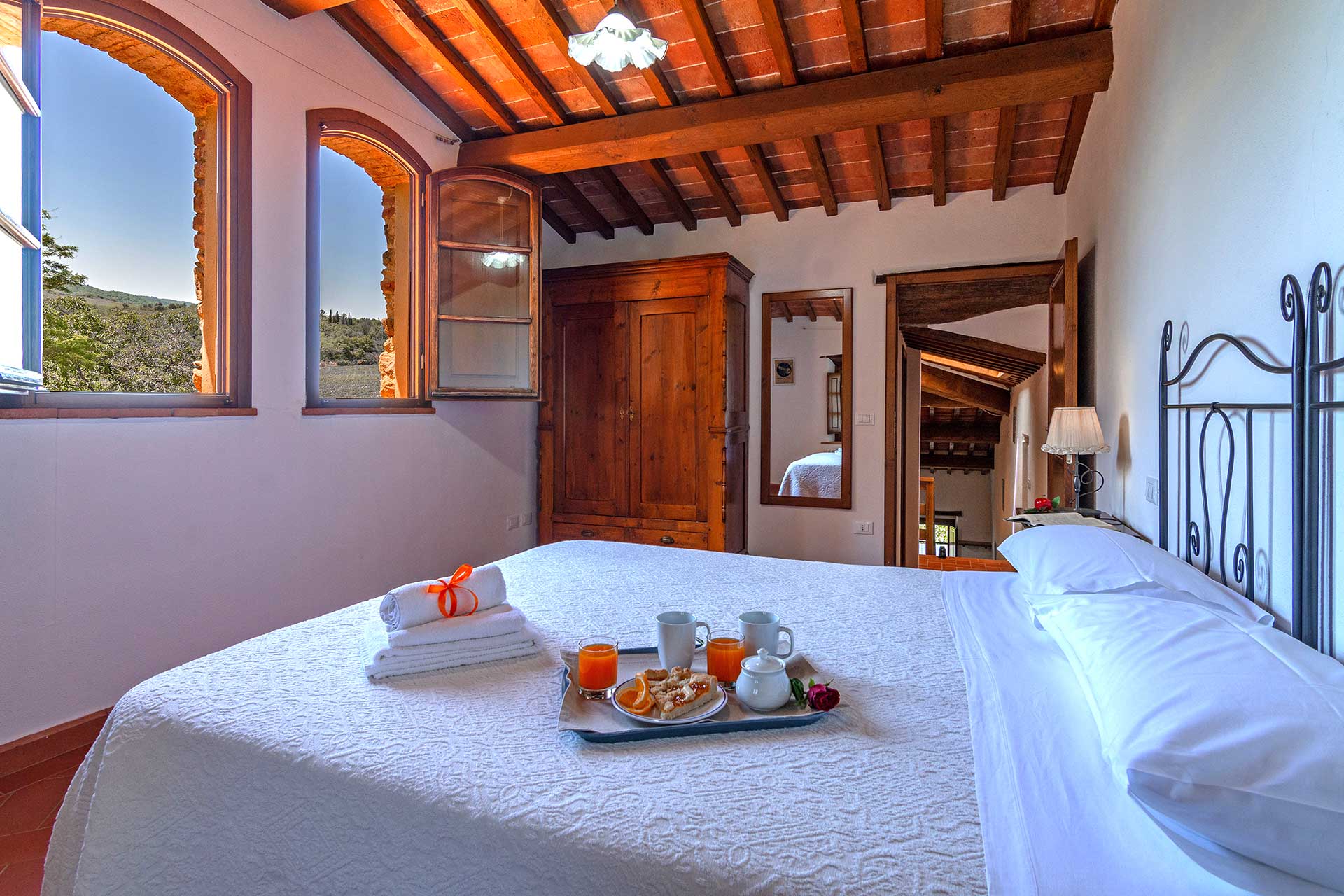 Camera da letto agriturismo Il Belvedere