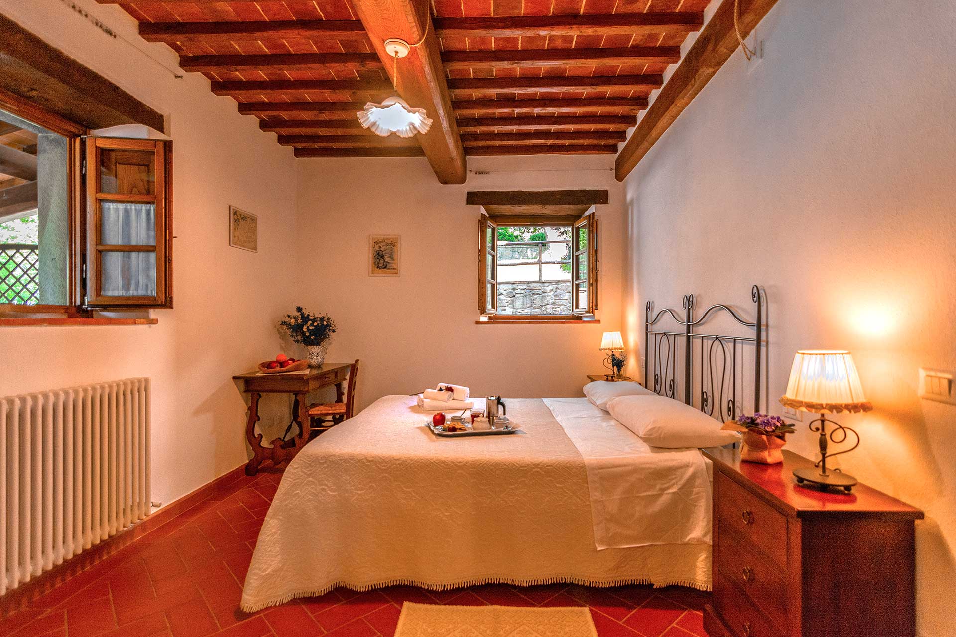 Camera da letto agriturismo Il Belvedere